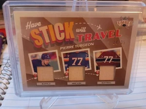 2022 Blattholz PIERRE TURGEON Stick mit Reise 14/35 BUFFALO NYC MONTREAL! - Bild 1 von 3