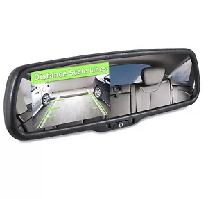 4.3'' Rear View Mirror Monitor Backup Camera For Ford F-150 Fiesta Subaru Edge - Picture 1 of 12