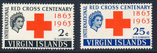 VIRGIN ISLANDS 1963 RED CROSS CENTENARY SG175/176  MNH