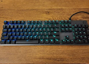 Logitech G512 RGB Mechanical Gaming Keyboard – GX Blue Switches, Aluminum Frame - Picture 1 of 3