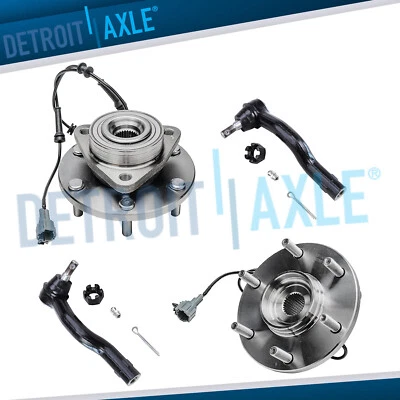 Bujes de cojinete de rueda delantera barras de amarre externas para Nissan Armada Titan QX56 2004-2007 Foto 1 de 4