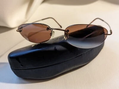 Maui Jim Kailua Inoxidable Brillo Cobre Rosa Lente sin Montura Lentes Sol 453-23 - Imagen 1 de 4
