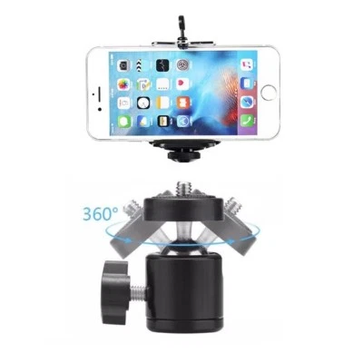 Ball Head Tripod Mount for Mobile Phones - Google Pixel / iPhone / Samsung - Image 1 of 4