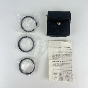 VTG Camera HOYA 48mm HMC Close-Up Filters Set of 3 Lens +1 +2 +3 - Picture 1 of 9