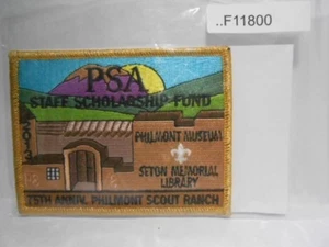 PHILMONT SCOUT RANCH 75TH ANNIVERSARY 2013 GOLD MYLAR F11800 - Picture 1 of 1