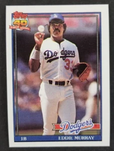 Tarjeta de béisbol Eddie Murray 1991 Topps #590 (nuevo) - Imagen 1 de 2