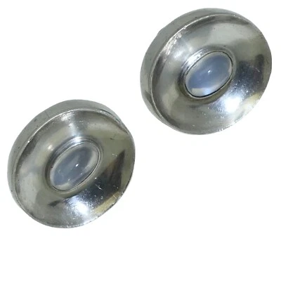 Gemelos Antonio Pineda Taxco Mexicanos Piedra Lunar Plata 970 Foto 1 de 4