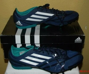 Nwb Men 13 Adidas Performance Adizero MD 2 Navy Track & FieldStrip Shoes AQ3094 - Picture 1 of 4