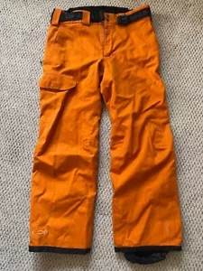 Eider Men's Ski Pants, Waterproof, Adjustable, Orange Color and Size XL - Picture 1 of 5