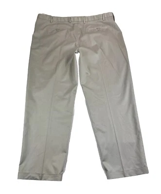 Pantalones chinos Jos A Bank Traveler Khakis para hombre 50x32 beige plisados con puños Foto 1 de 4