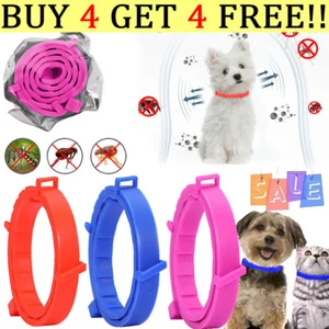 Haustier Hund Katzen Anti-Insekten-Floh- und Zeckenhalsband 8-Monate Schutz - Bild 1 von 30