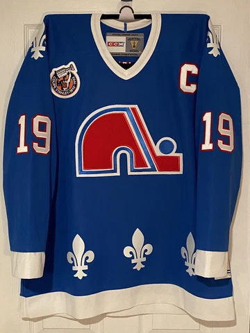 Joe Sakic Quebec Nordiques 1992-93 Jersey CCM Vintage XL Cover