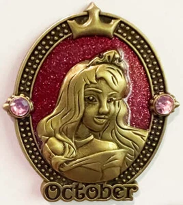 Princess Aurora Birthday Birth Stone October Disney Pin B04 - Picture 1 of 1