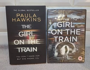 The Girl on The Train by Paula Hawkins Paperback Thriller And New & Sealed DVD - Picture 1 of 3