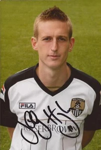 FOTO RETRATO 6x4 firmada por Jeff Hughes NOTTS COUNTY + CERTIFICADO DE AUTENTICIDAD - Imagen 1 de 1