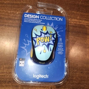 Logitech Design Collection Wireless Mouse Cosmic Play w/ Nano NEW Sealed Comic - Picture 1 of 2