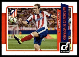 2015 Donruss Defensive Dynamos Diego Godin Atletico Madrid #1 - Picture 1 of 2