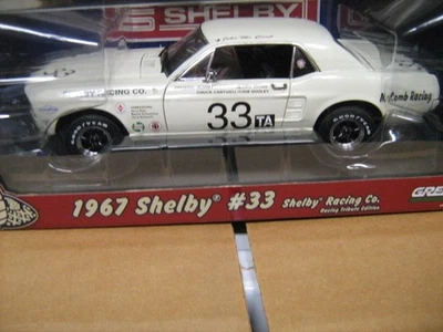 1967 1:18 White Ford Shelby Mustang #33 Shelby Racing Co. Tribute Diecast NIB - Image 1 of 4