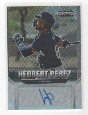 2022 Panini Prizm Draft Picks #AU-HP Hedbert Perez Autographs - Image 1 of 2