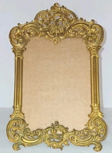 Royal M Manufacturing Company viktorianischer Rokoko-Rahmen aus Messingguss - Bild 1 von 8