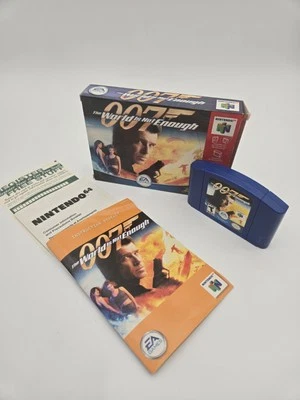 007: The World Is Not Enough Nintendo 64 N64 CIB Complete in Box w/Manuals GREAT - Image 1 of 4