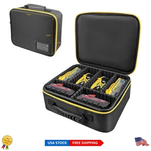 Universal Hart Werkzeug Akku Aufbewahrungskoffer mit verstellbaren Trennwänden & Fächern - Bild 1 von 8