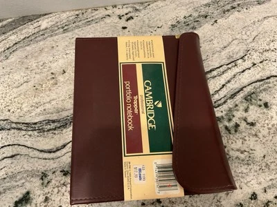 Libro planificador carpeta trampero portafolio Cambridge vintage nuevo de lote 1989 Foto 1 de 4