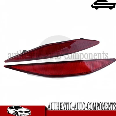 NEW Dark Red Lens Rear Bumper Reflector Lenses Fit For Volkswagen Golf 2017-2015 Foto 1 de 4