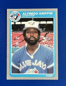 1985 Fleer Baseball Alfredo Griffin Toronto Blue Jays #106 - Picture 1 of 2