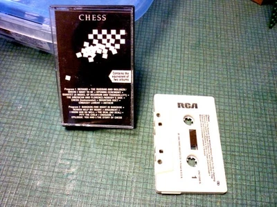 Chess Musical Cassette Tapes 1 And 2  Musical Soundtrack 1984 Vtg 1980s - Image 1 of 4
