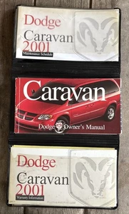 2001 Dodge Caravan Owners Manual Handbook Set with Case OEM - Picture 1 of 1