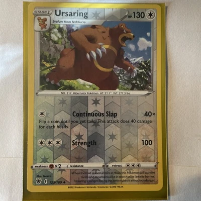 Ursaring 123/189 Swsh10: Astral Radiance Reverse Holo - Image 1 of 2