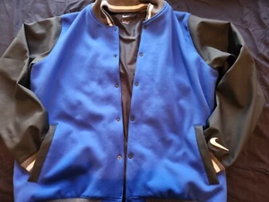 Nike Jacke Herren XL Royal Blau Letterman Varsity Freizeit Swoosh - Bild 1 von 6