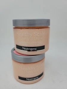2x Neutrogena Healthy Scalp Clarifying Hair Mask Pink Grapefruit 6oz C13 - Picture 1 of 1