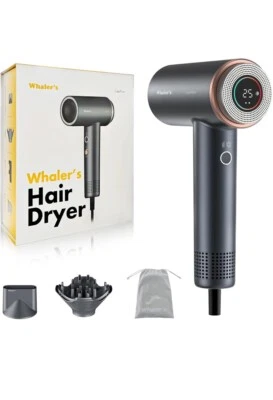 Secador de cabelo Whaler's twistcurl 2024, secador de cabelo lonic negativo 200 milhões - Imagem 1 de 4
