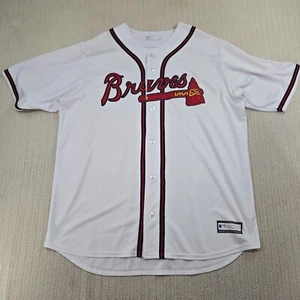 Genuine Mercahdise Atlanta Braves Jersey Shirt Men Extra Large Tall XLT Baseball - Picture 1 of 12