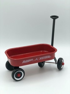carrito montable rojo de plastico