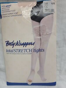 Body Wrappers Convertible Foot Total STRETCH Tights A39 Adult - TPK S-M - New