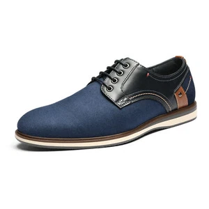Men's Oxford Shoes Fashion Classic Lace Up Casual Shoes Size US 7-13 - Picture 1 of 35