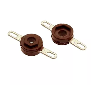 16pcs 2 Lug Terminal Turret Tag Bakelite for Audio Guitar Amplifier T16 USSR NOS - Picture 1 of 3