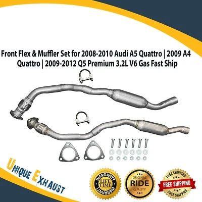 Juego de silenciadores y flex delanteros para Audi A5Quattro 2008-2010|A4Quattro|Q5 Premium NUEVO Foto 1 de 4