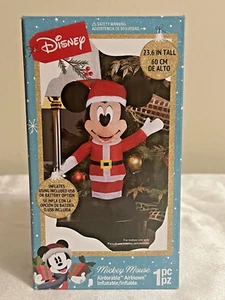 Gemmy Disney Mickey Mouse Airdorable Airblown Inflatable 23.6” - Picture 1 of 3