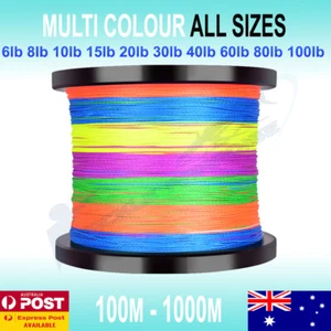 Multi Braid Fishing Line 150m 500m 1000m Spectra Dyneema 6 10lb 15 20lb 50 60 80 - Picture 1 of 1