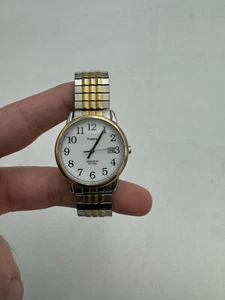 Timex Men's Easy Reader Watch Two-Tone/Two-Tone/White/35mm - Picture 1 of 8