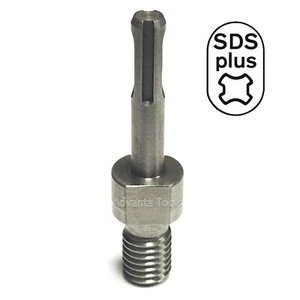 Core Drill Adapter - 5/8"-11 Threaded Male to SDS-Plus for Hammer Drill - Picture 1 of 5