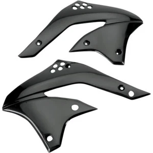 UFO Radiator Spoiler Adjusts Kawasaki KX 450F 06 Black - Bild 1 von 1