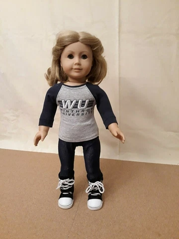 Winthrop University Tee T- Shirt for American Girl & other 18-inch Dolls Cover