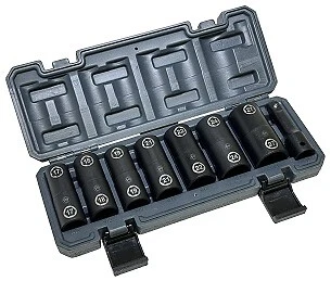 Juego de 8 enchufes hexagonales y giratorios Lisle 13420 Foto 1 de 1