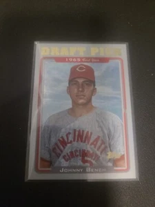2022 Topps Archives (2005) Johnny Bench #355 SP Cincinnati Reds HOF Catcher /50 - Picture 1 of 5
