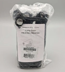 Motorola PMLN7904A Leather Carry Case w/ Swivel Belt Loop for APX6000, APX8000 - Zdjęcie 1 z 9